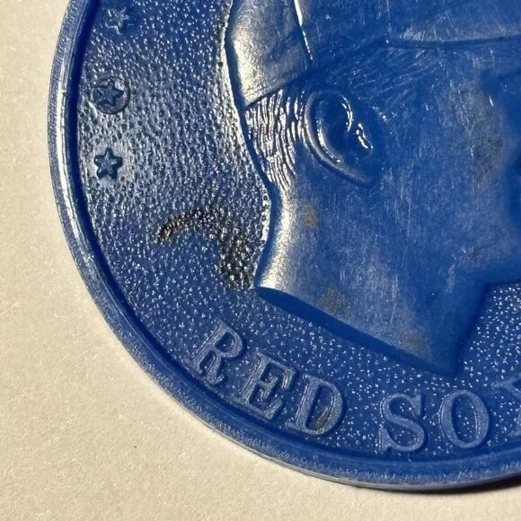 1958 Armour Coins Baseball Jackie Jensen Boston Red Sox Player Blue Vintage - Picture 6 of 16